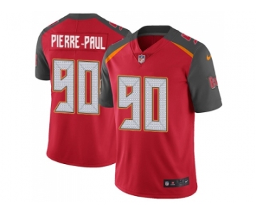 Youth Nike Tampa Bay Buccaneers #90 Jason Pierre-Paul Red Team Color Stitched NFL Vapor Untouchable Limited Jersey