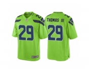 Youth Seattle Seahawks #29 Earl Thomas III Green Color Rush Limited Jersey