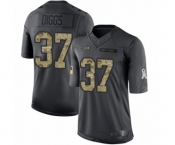 Youth Seattle Seahawks #37 Quandre Diggs Limited Black 2016 Salute to Service Football Jersey