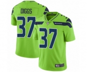 Youth Seattle Seahawks #37 Quandre Diggs Limited Green Rush Vapor Untouchable Football Jersey