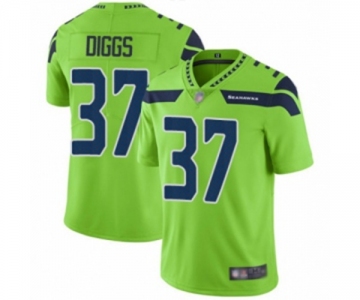 Youth Seattle Seahawks #37 Quandre Diggs Limited Green Rush Vapor Untouchable Football Jersey