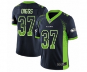 Youth Seattle Seahawks #37 Quandre Diggs Limited Navy Blue Rush Drift Fashion Football Jersey