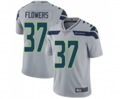 Youth Seattle Seahawks #37 Tre Flowers Grey Alternate Vapor Untouchable Limited Player Football Jersey