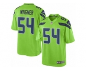 Youth Seattle Seahawks #54 Bobby Wagner Green Color Rush Limited Jersey