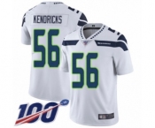 Youth Seattle Seahawks #56 Mychal Kendricks White Vapor Untouchable Limited Player 100th Season Football Jersey