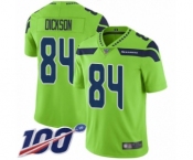 Youth Seattle Seahawks #84 Ed Dickson Limited Green Rush Vapor Untouchable 100th Season Football Jersey