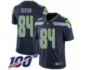 Youth Seattle Seahawks #84 Ed Dickson Navy Blue Team Color Vapor Untouchable Limited Player 100th Season Football Jersey