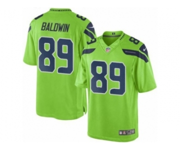 Youth Seattle Seahawks #89 Doug Baldwin Green Color Rush Limited Jersey