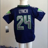 nike kids nfl jerseys seattle seahawks #24 lynch blue[nike]