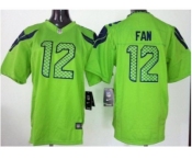 nike youth nfl jerseys seattle seahawks #12 fan green[nike]