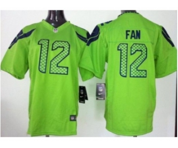 nike youth nfl jerseys seattle seahawks #12 fan green[nike]