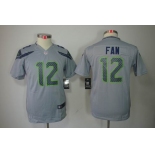 nike youth nfl jerseys seattle seahawks #12 fan grey[nike]