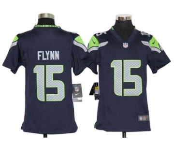 nike youth nfl jerseys seattle seahawks #15 flynn blue[nike]