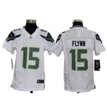 nike youth nfl jerseys seattle seahawks #15 flynn white[nike]