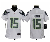 nike youth nfl jerseys seattle seahawks #15 flynn white[nike]