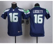 nike youth nfl jerseys seattle seahawks #16 lockett blue[nike]