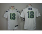 nike youth nfl jerseys seattle seahawks #18 sidney rice white[[nike limited]