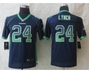 nike youth nfl jerseys seattle seahawks #24 marshawn lynch blue[Elite drift fashion]