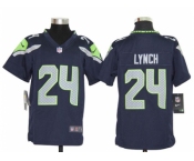 nike youth nfl jerseys seattle seahawks #24 marshawn lynch blue[nike]