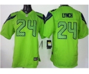 nike youth nfl jerseys seattle seahawks #24 marshawn lynch green[nike]