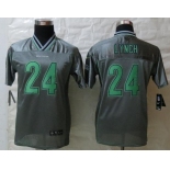 nike youth nfl jerseys seattle seahawks #24 marshawn lynch grey[nike vapor]