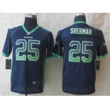 nike youth nfl jerseys seattle seahawks #25 sherman blue[Elite drift fashion]