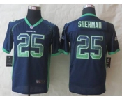 nike youth nfl jerseys seattle seahawks #25 sherman blue[Elite drift fashion]