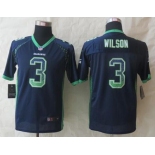 nike youth nfl jerseys seattle seahawks #3 wilson blue[Elite drift fashion]