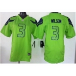 nike youth nfl jerseys seattle seahawks #3 wilson green[nike]