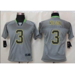 nike youth nfl jerseys seattle seahawks #3 wilson grey[nike lights out]