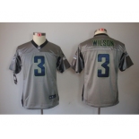 nike youth nfl jerseys seattle seahawks #3 wilson grey[nike shadow]