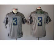 nike youth nfl jerseys seattle seahawks #3 wilson grey[nike shadow]