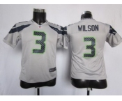 nike youth nfl jerseys seattle seahawks #3 wilson grey[nike]