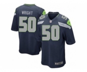 nike youth nfl jerseys seattle seahawks #50 wright blue[nike]