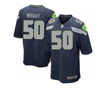 nike youth nfl jerseys seattle seahawks #50 wright blue[nike]