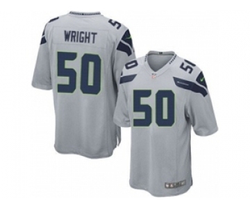 nike youth nfl jerseys seattle seahawks #50 wright grey[nike]