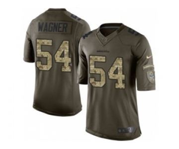 nike youth nfl jerseys seattle seahawks #54 wagner army green[nike Limited Salute To Service]