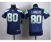 nike youth nfl jerseys seattle seahawks #80 largent blue[nike]