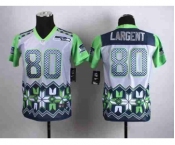 nike youth nfl jerseys seattle seahawks #80 largent noble fashion[2015 Elite]