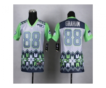 nike youth nfl jerseys seattle seahawks #88 graham [Style Noble Fashion]