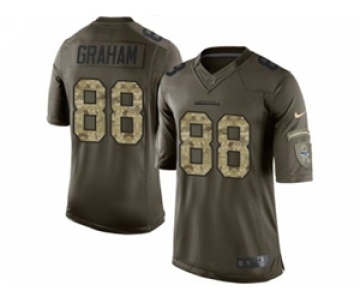 nike youth nfl jerseys seattle seahawks #88 graham army green[nike Limited Salute To Service]