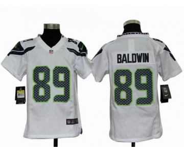 nike youth nfl jerseys seattle seahawks #89 baldwin white[nike]