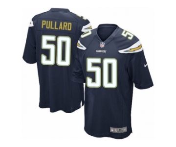 Men Nike Los Angeles Chargers #50 Hayes Pullard Game Navy Blue Team Color NFL Jersey