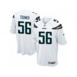 Men Nike Los Angeles Chargers #56 Korey Toomer Game White NFL Jersey