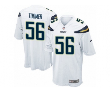 Men Nike Los Angeles Chargers #56 Korey Toomer Game White NFL Jersey