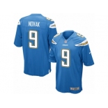 Men Nike Los Angeles Chargers #9 Nick Novak Game Electric Blue Alternate NFL Jersey