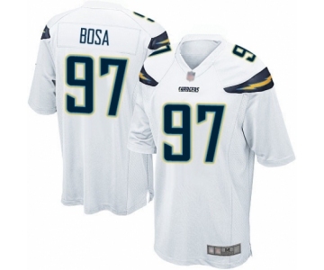 Men's Los Angeles Chargers #97 Joey Bosa Game White Football Jersey