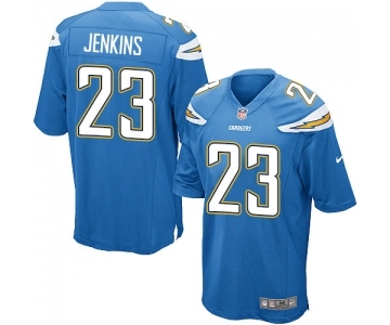 Men's Nike Los Angeles Chargers #23 Rayshawn Jenkins Game Electric Blue Alternate NFL Jersey