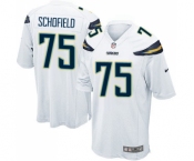 Men's Nike Los Angeles Chargers #75 Michael Schofield Game White NFL Jersey