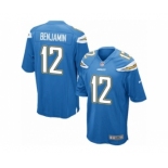 Men's Nike San Diego Chargers #12 Travis Benjamin Game Electric Blue Alternate NFL Jersey